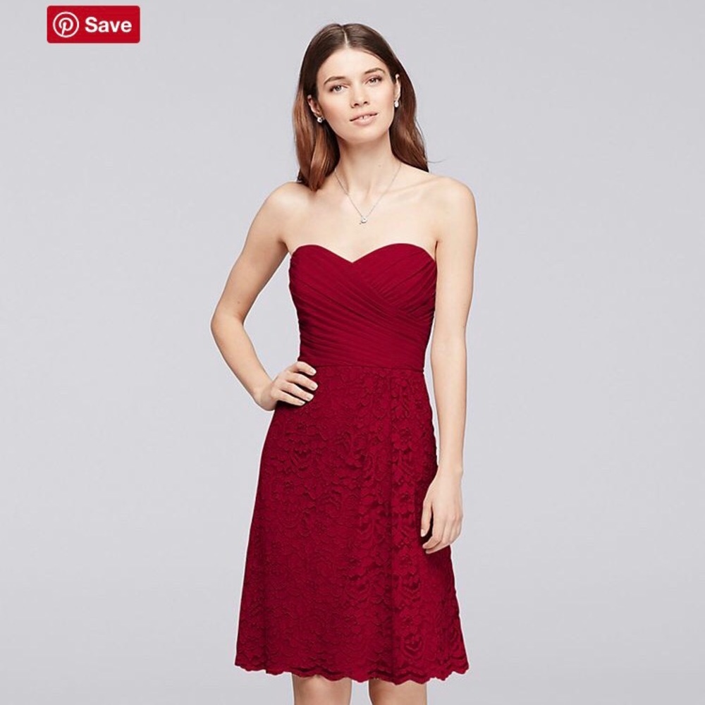 David’s Bridal Lace/Chiffon dress